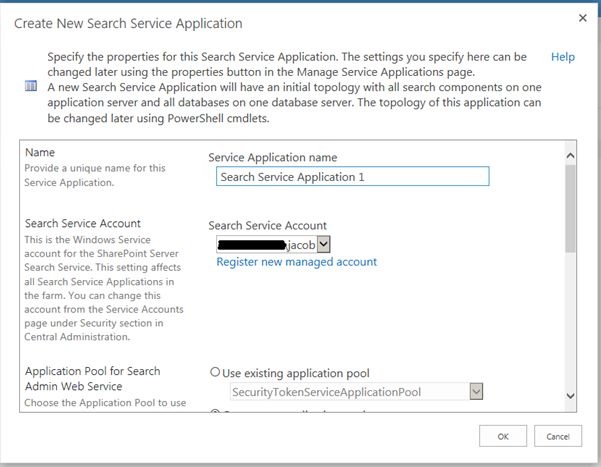 service application name